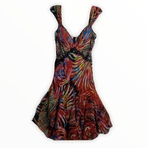 Vintage Alberto Makali Silk Dress Size 2